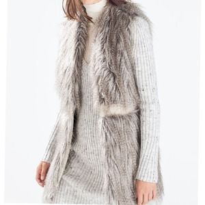 ✨Final Price✨Fur Vest with Waist Seam