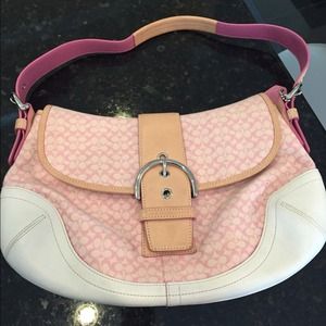 Pink Coach Handbag