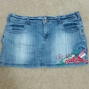 Denim skirt
