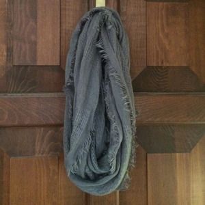 Gray infinity scarf