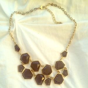 Black chunky necklace
