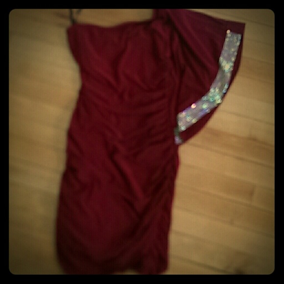 Red homecoming dress