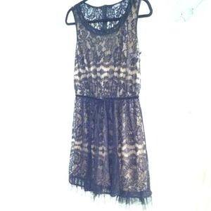 Black Lace Cocktail Dress
