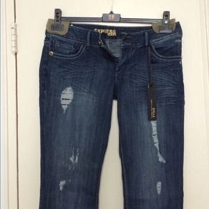 Express Stella Barely Boot Jeans