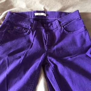 Fun purple skinny jean, 7 for all man kind