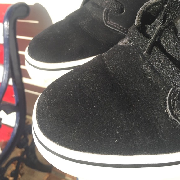 Black Suede Adidas high tops - Picture 3 of 4