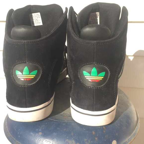 Black Suede Adidas high tops - Picture 4 of 4