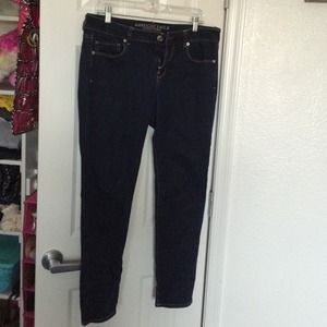 American Eagle dark wash skinny jeans