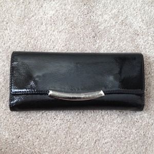 HOBO Black Patent Leather Wallet-Used Condition