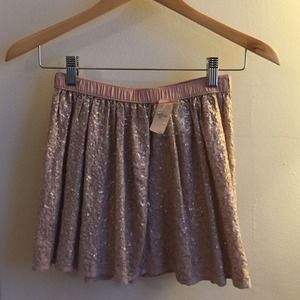 Sequined Aerie Skirt