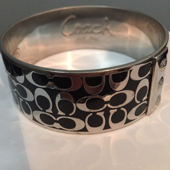 COACH authentic black bangle