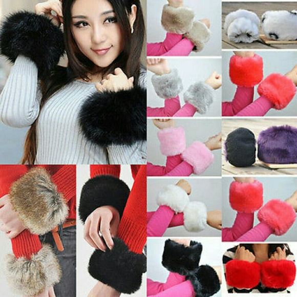 FLASH SALE♡♡♡ FAUX FUR CUFFS: Price Just Reduced
