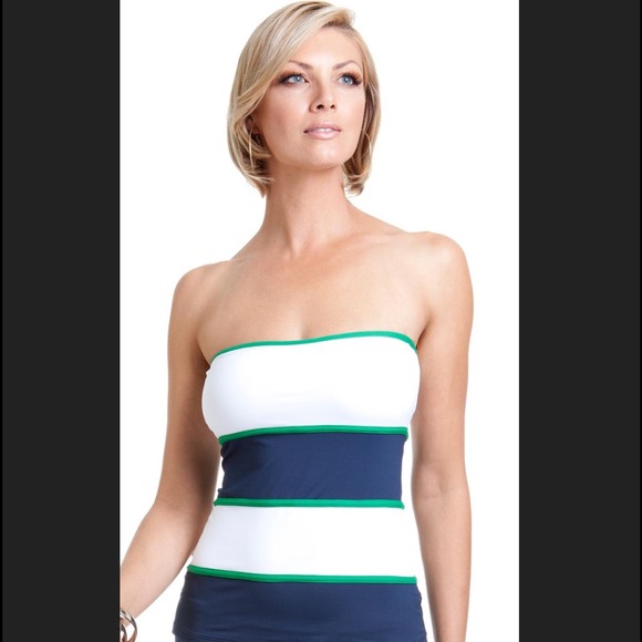 New Anne Cole Kelly Blocked Tankini