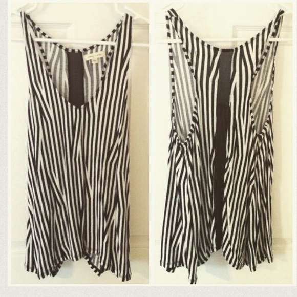 SOLD Striped Racerback Tank - Picture 3 of 3