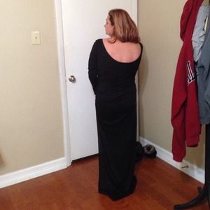 Venus long maxi dress with slit NWOT
