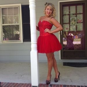 Selling my prom dress. Only worn once. Super cute!