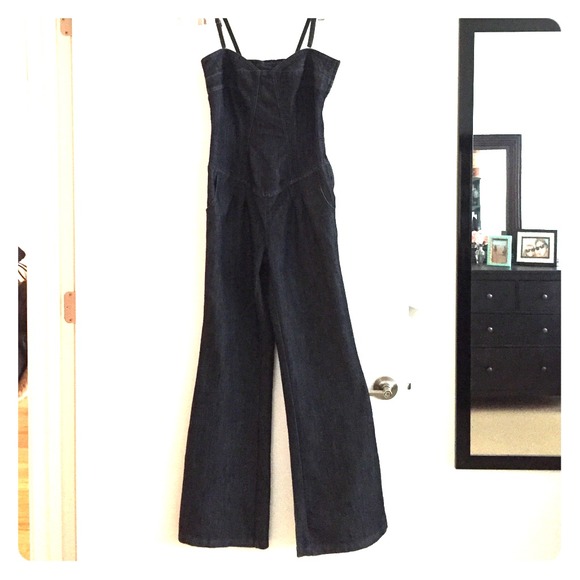 Arden B Denim Jumpsuit