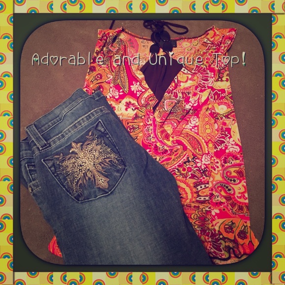 Wrap/Halter Style Sleeveless Top (Juniors)
