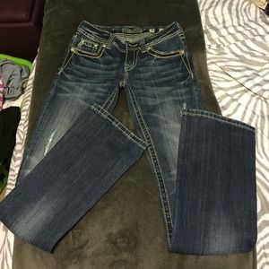 Miss me boot cut jeans in almost perfect condition