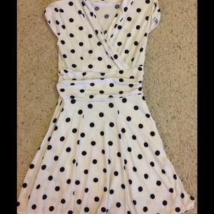 Black and White Polka Dot Dress