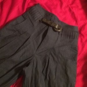 High Waisted vintage pleated dress pants