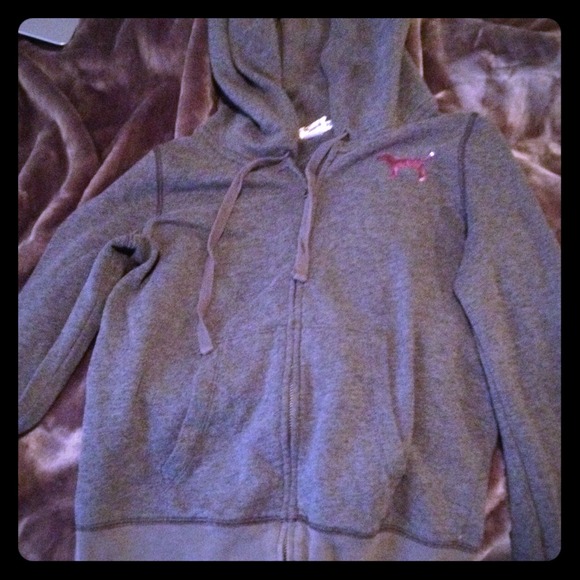Victoria secret pink zip up hoodie