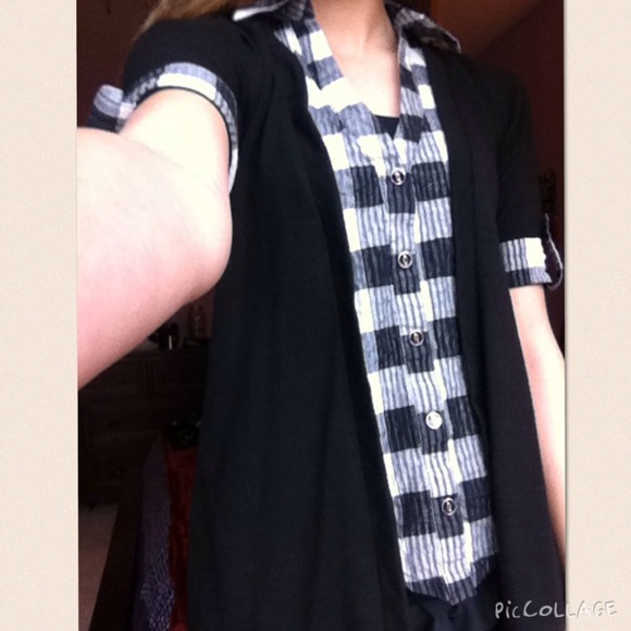 Flannel/Black Shirt