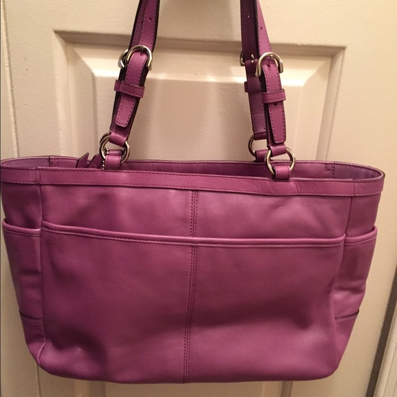 Coach purple handbag