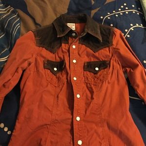 True Religion long sleeve button up shirt