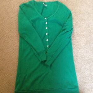 American Apparel Green Shirt