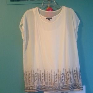 Willi Smith shirt w/ black and gold details