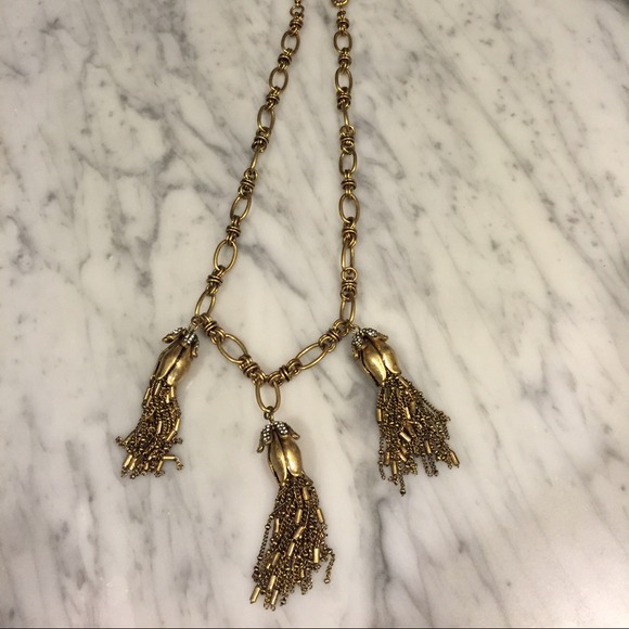 J crew tassel necklace