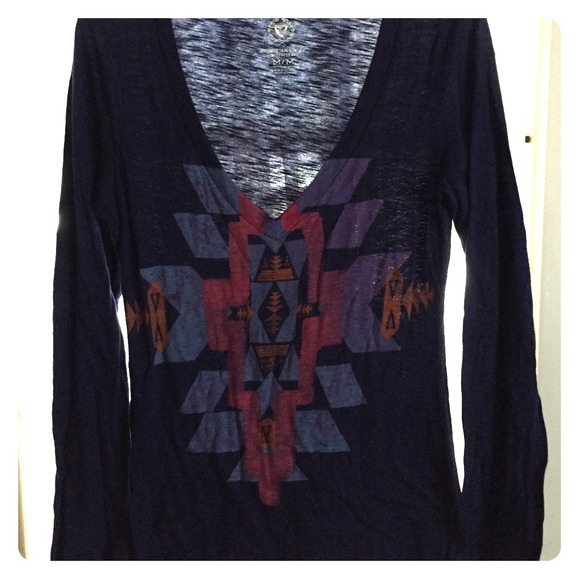 American Eagle tribal tee