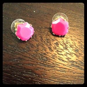 ***BUNDLED Maroon and gold stud earrings