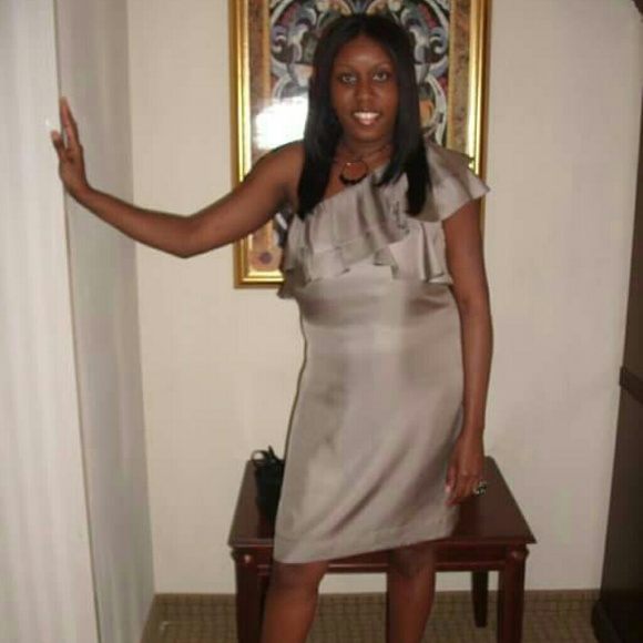 Size 12 Tall One -shoulder dress