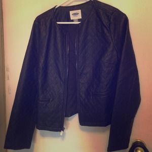 Faux leather jacket