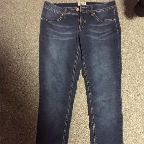 Muddy skinny jeans!