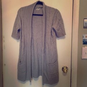 Long short sleeve sweater