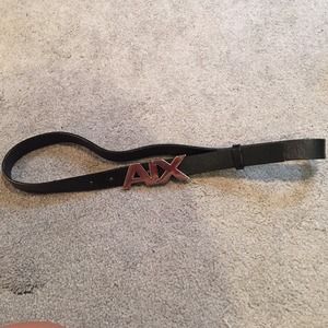 Armani exchange black belt