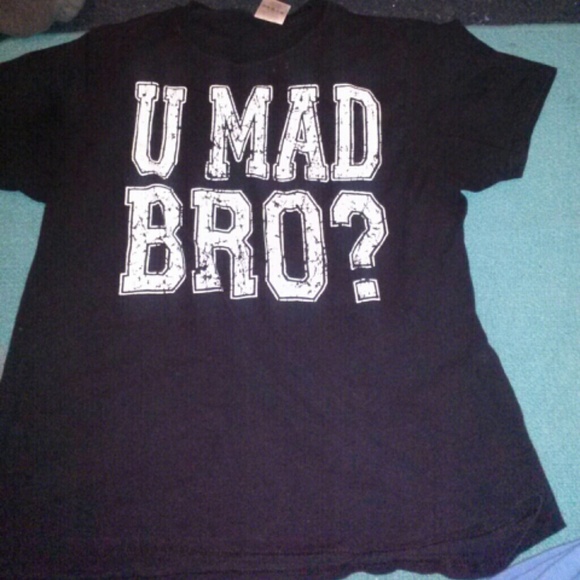 U Mad Bro? Shirt . Small Mens