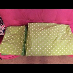 Pottery barn teen twin duvet cover and sheet set