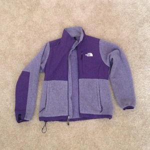 Women's xs purple fleece northface