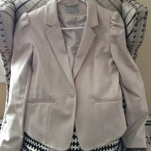 H&M blush tailored blazer