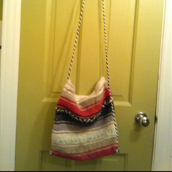 Nifty patterned cloth hippie bag