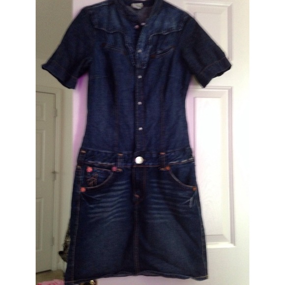 True Religion Denim dress. Never worn - Picture 2 of 2