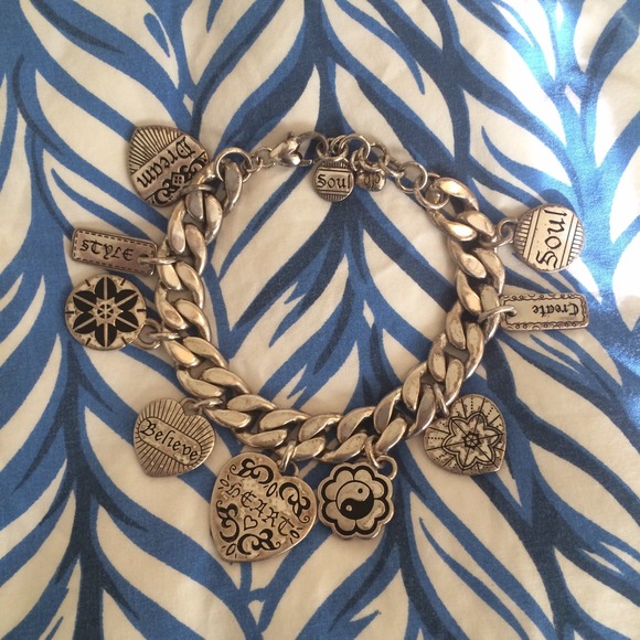 Brighton Silver Charm Bracelet