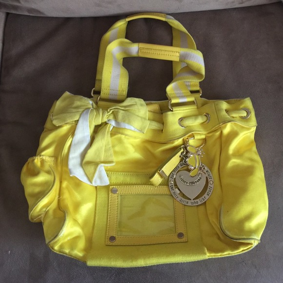 Yellow Juicy Couture purse