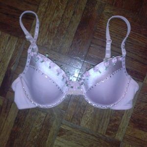 Breast cancer awareness bra.