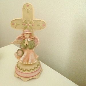 Angel on a cross