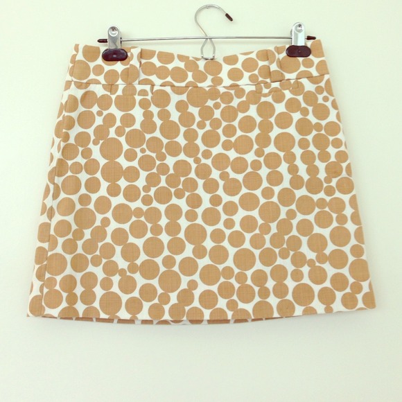 J. Crew Polka Dot Mini Skirt